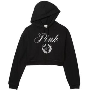 PINK VS Crop Sweater Hoodie size Medium NWT